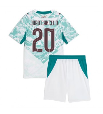 Portugal Joao Cancelo #20 Bortaställ Barn VM 2026 Kortärmad (+ Korta byxor)